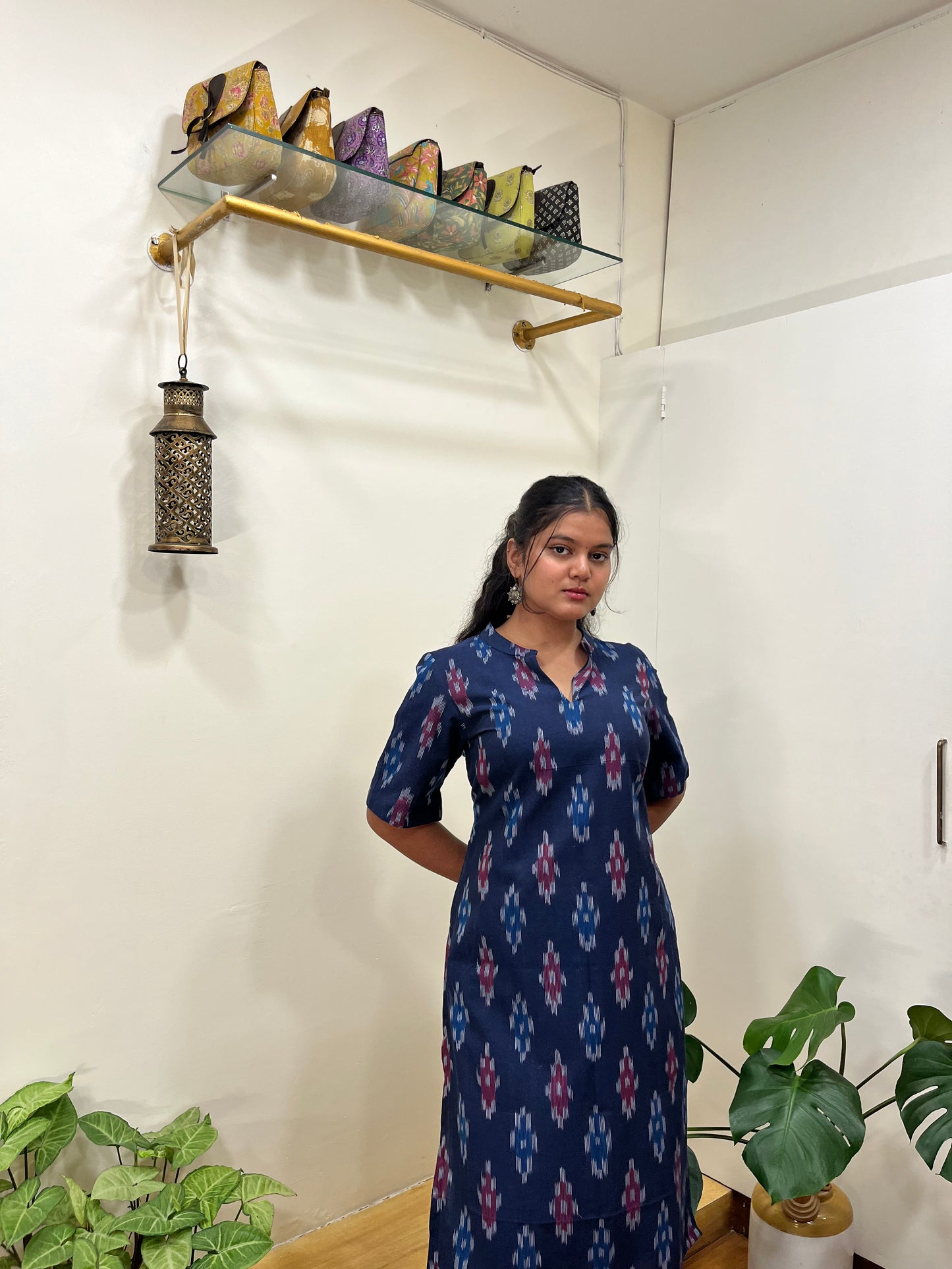 PURE IKKAT COTTON KURTA