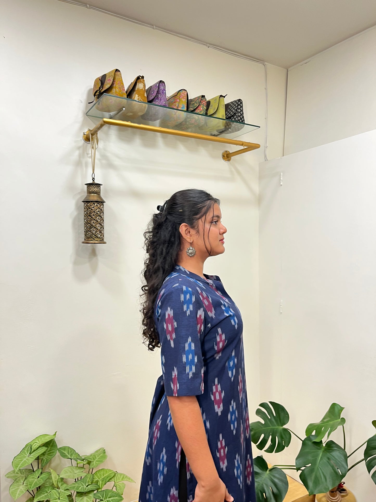 PURE IKKAT COTTON KURTA