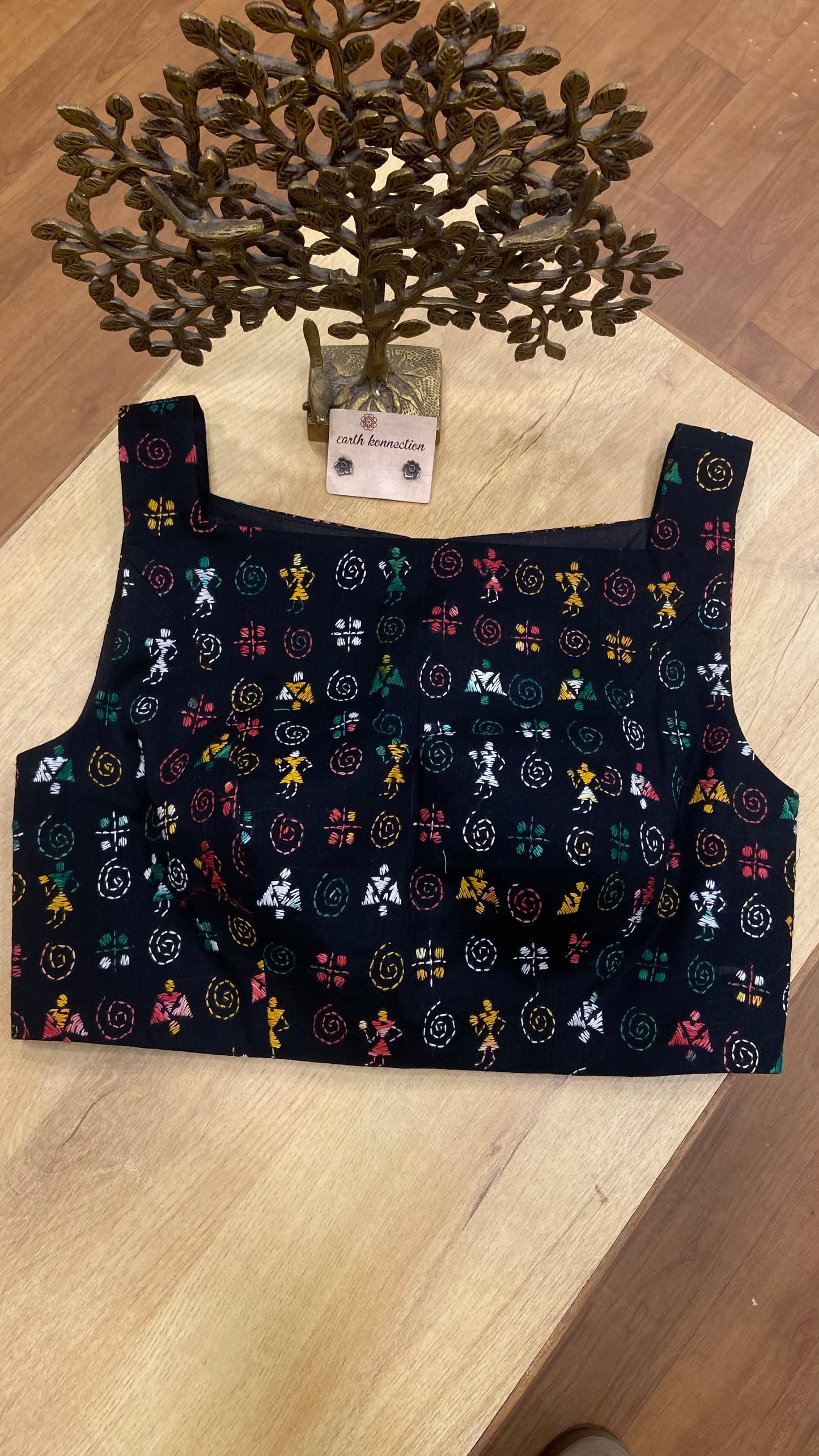 PRINCESS PADDED KANTHA EMBOIDERY COTTON BLOUSE