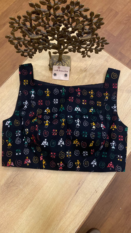 PRINCESS PADDED KANTHA EMBOIDERY COTTON BLOUSE