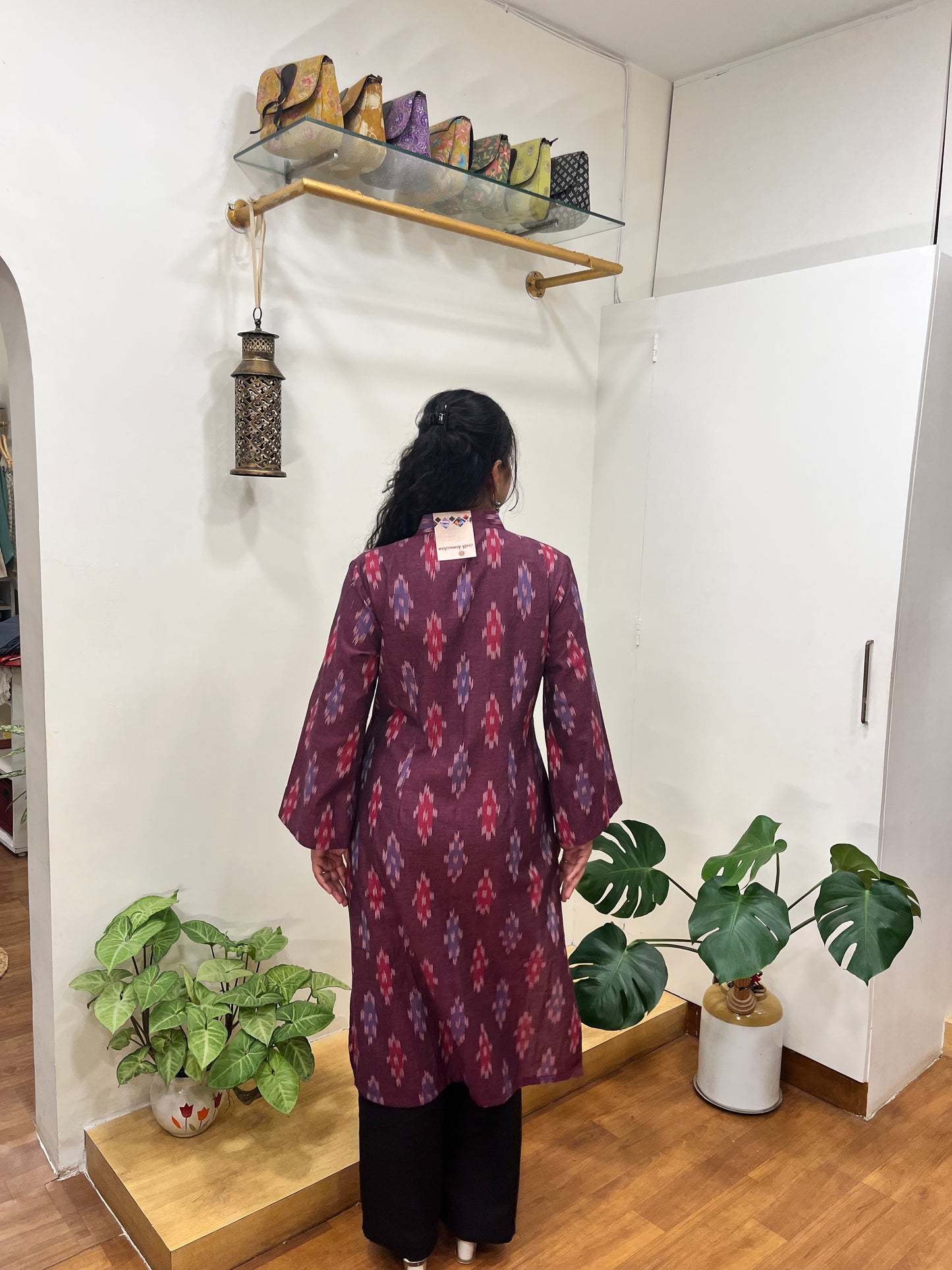 PURE IKKAT COTTON KURTA