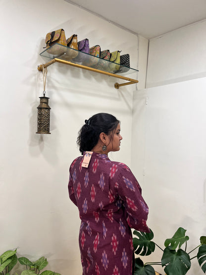 PURE IKKAT COTTON KURTA