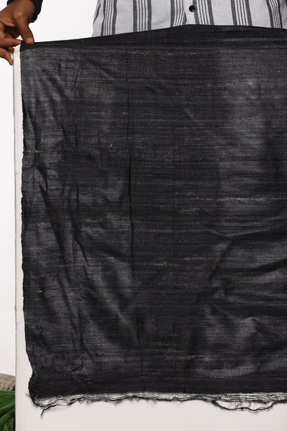 Silk mark pure gicha tussar saree geen