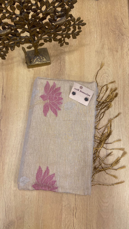 Linen Tissue saree