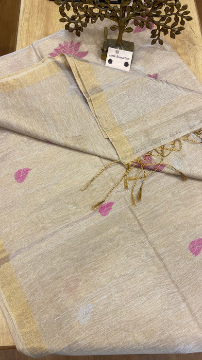 Linen Tissue saree
