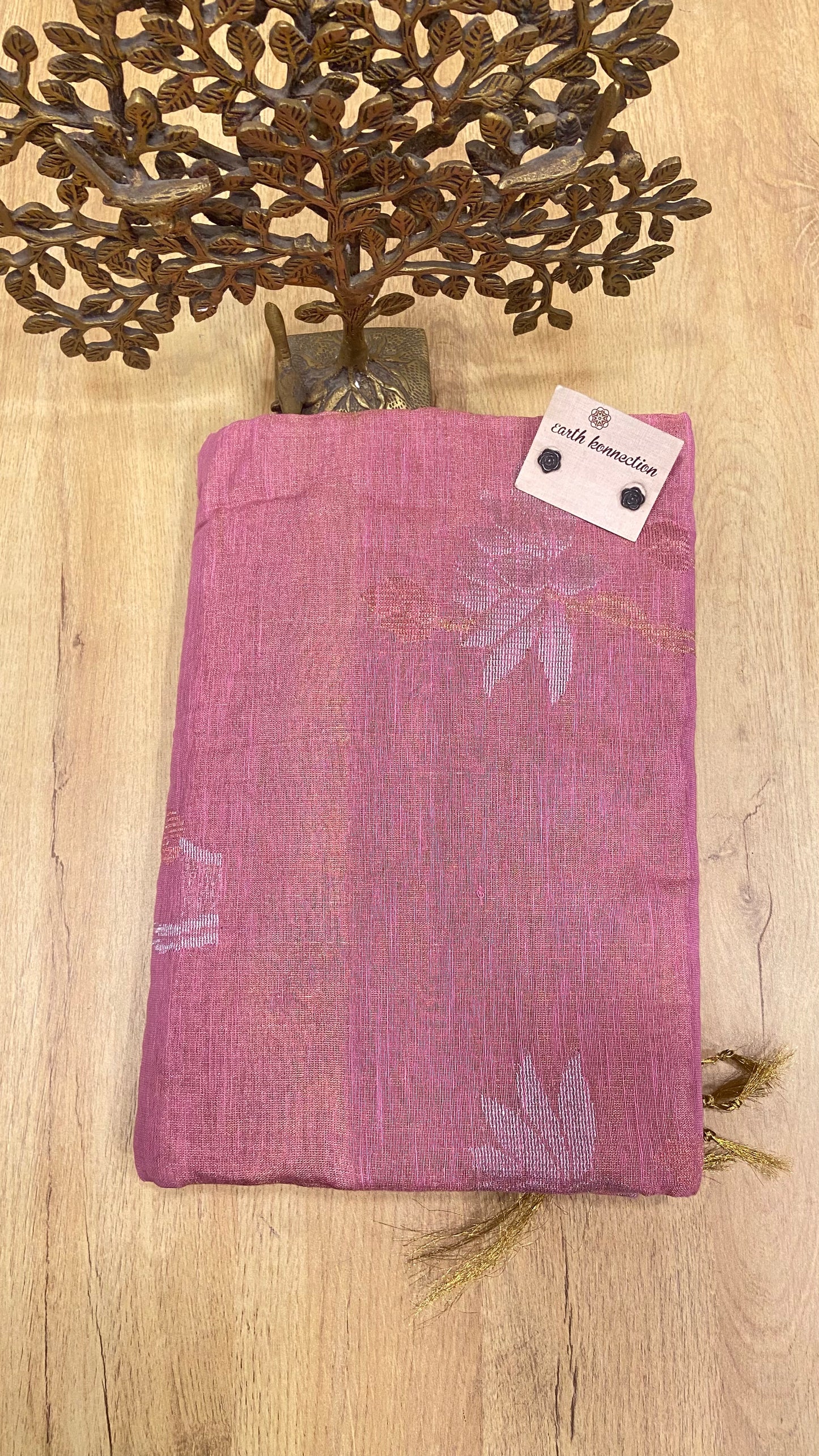 Linen Tissue saree