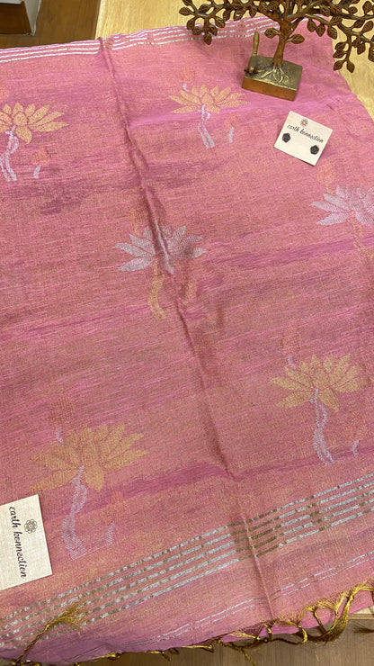 Linen Tissue saree