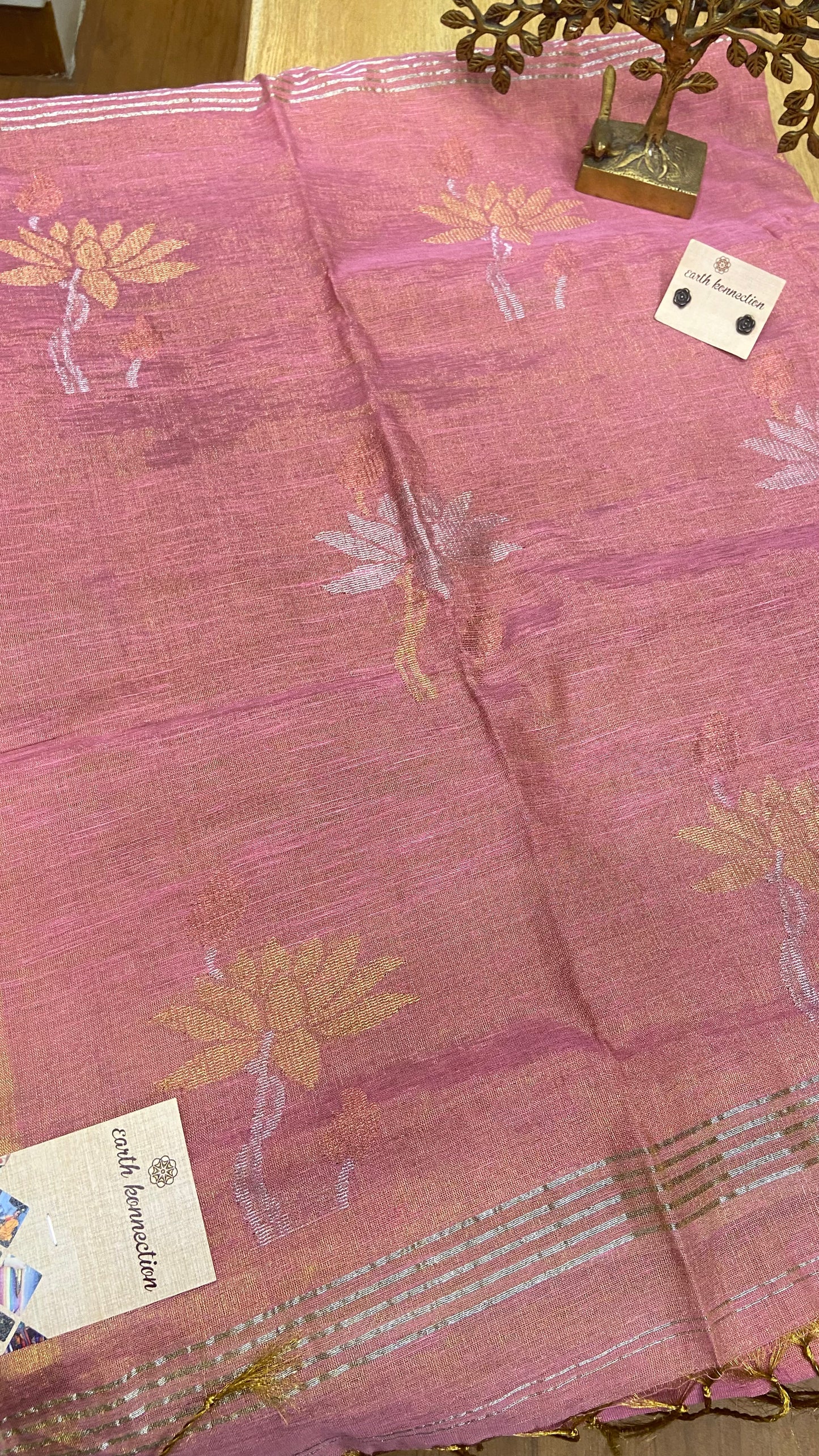 Linen Tissue saree
