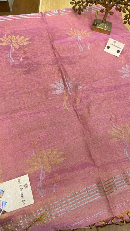 Linen Tissue saree