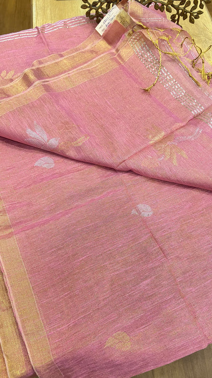 Linen Tissue saree