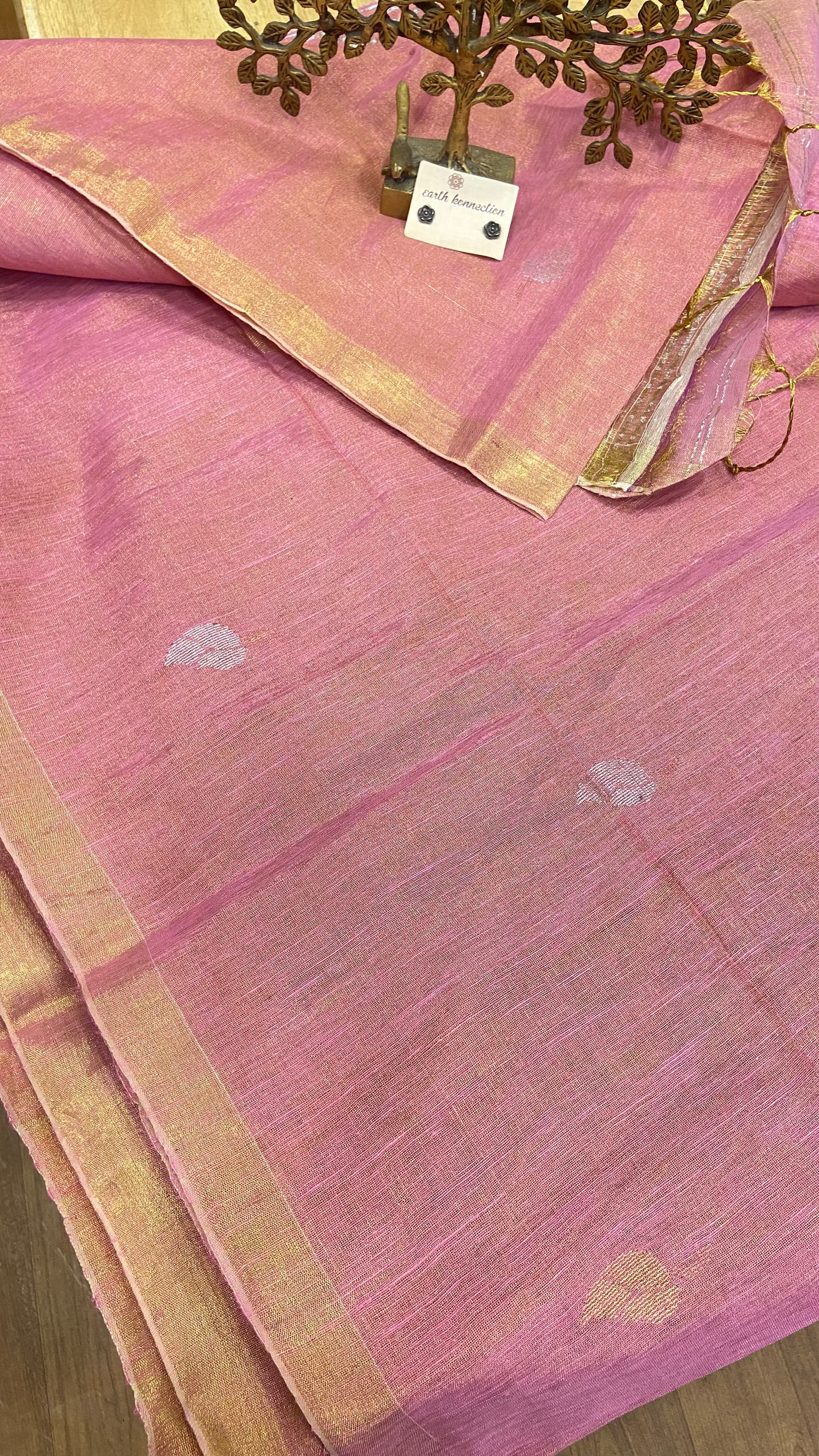 Linen Tissue saree
