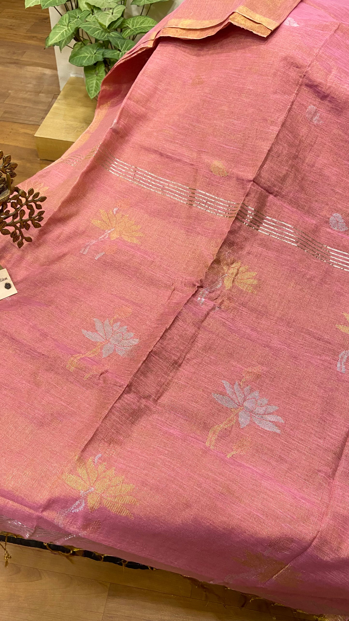 Linen Tissue saree