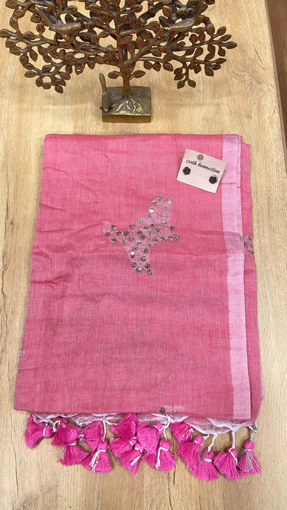 Mulmul Cotton saree