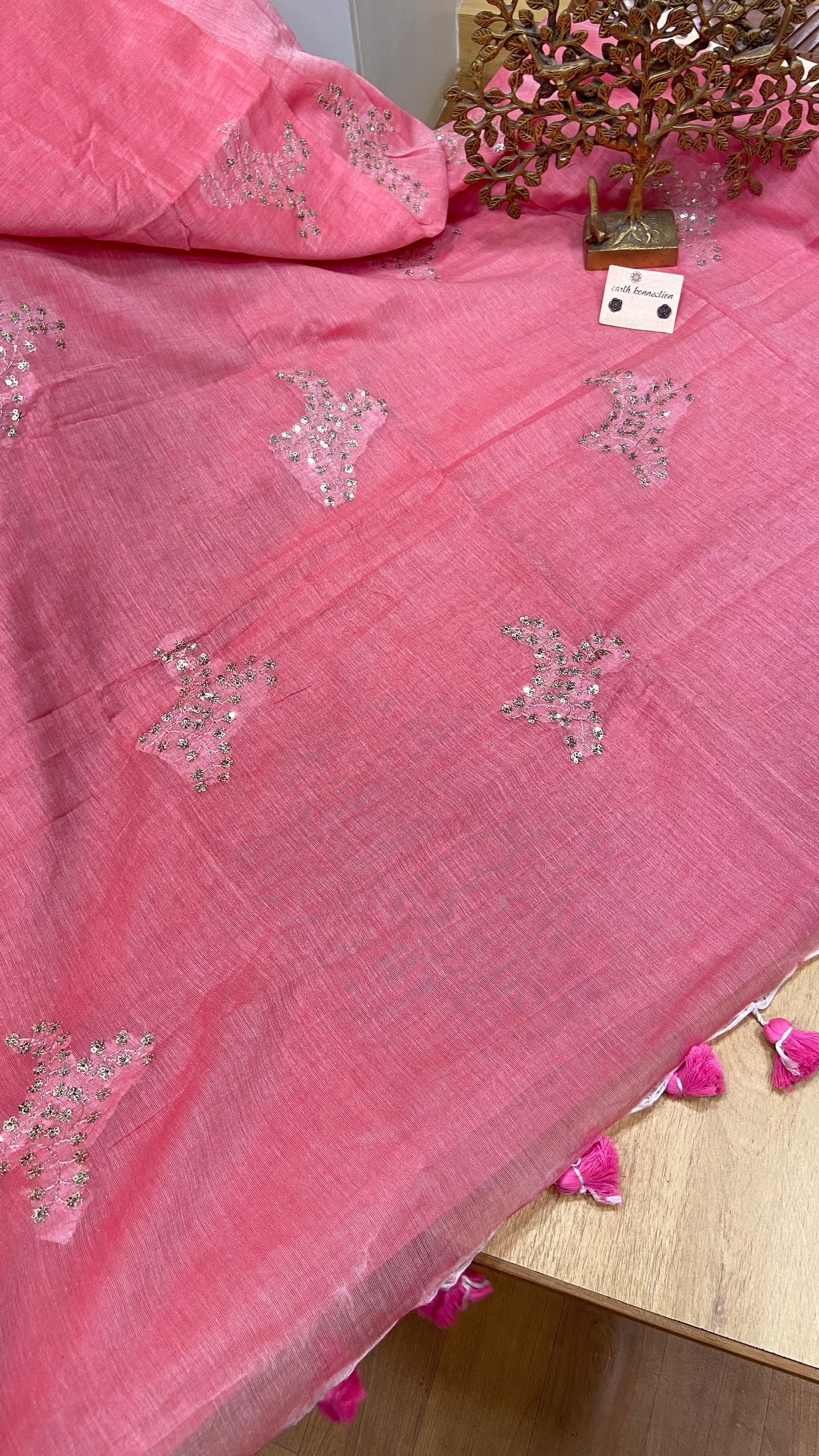 Mulmul Cotton saree
