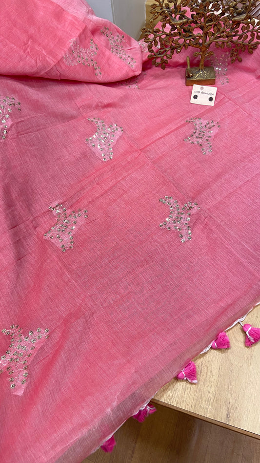 Mulmul Cotton saree