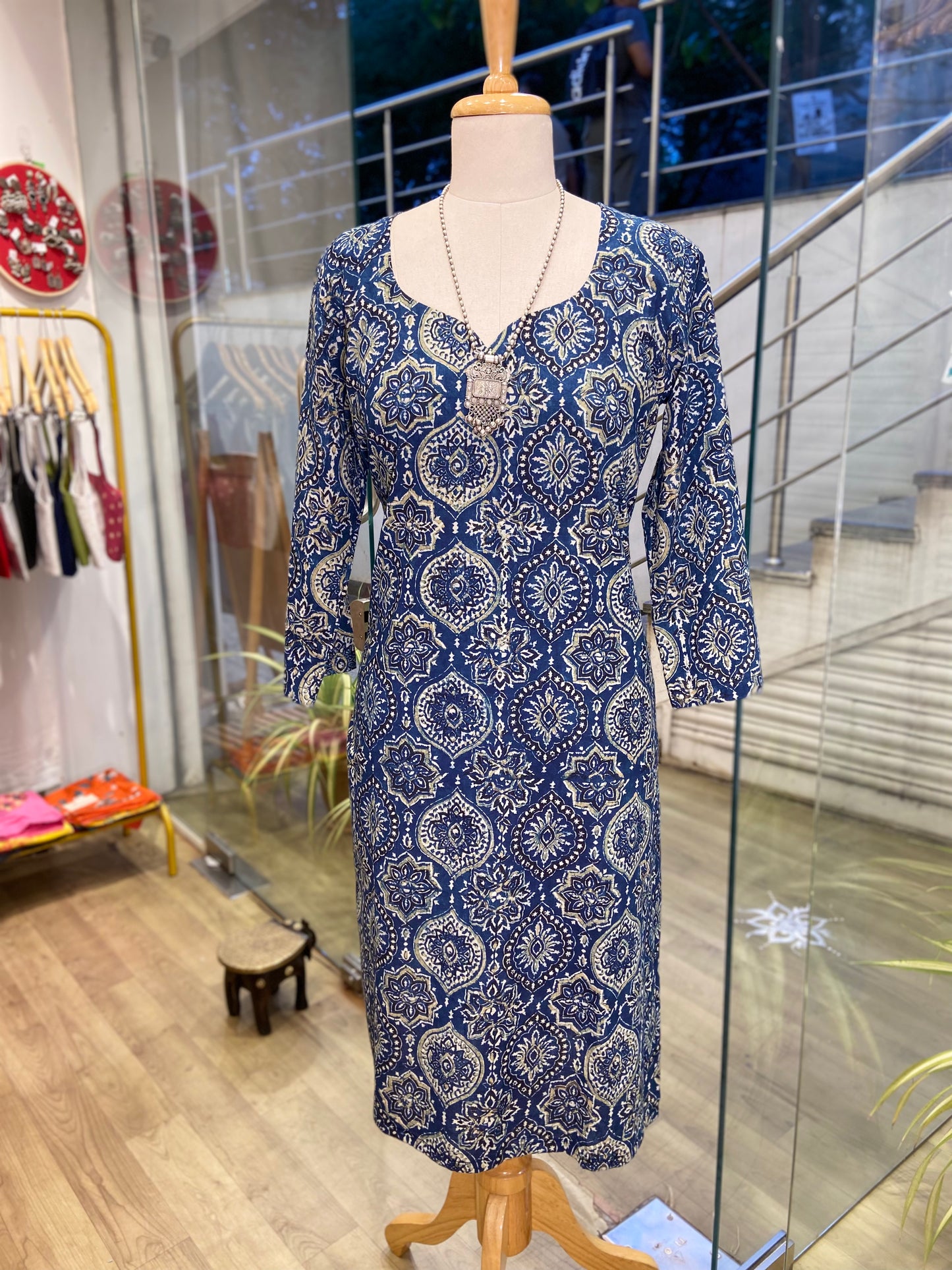 PURE AJRAKH COTTON KURTA