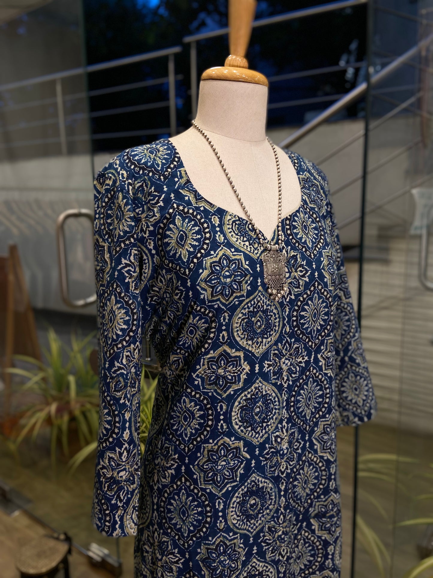 PURE AJRAKH COTTON KURTA
