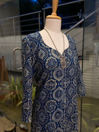 PURE AJRAKH COTTON KURTA