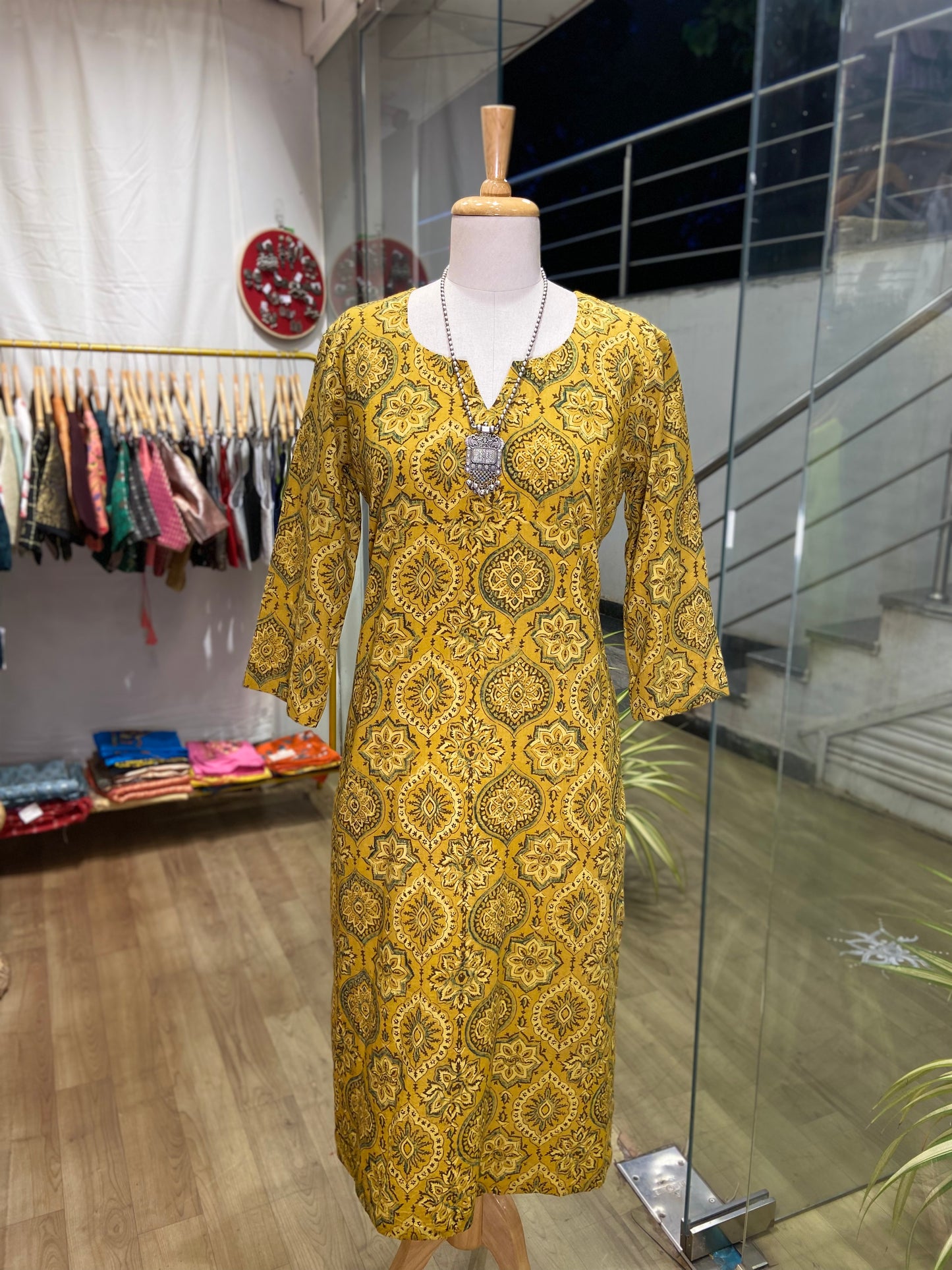 PURE AJRAKH COTTON KURTA
