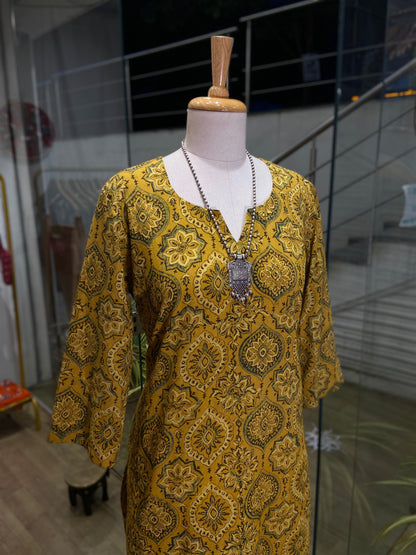 PURE AJRAKH COTTON KURTA
