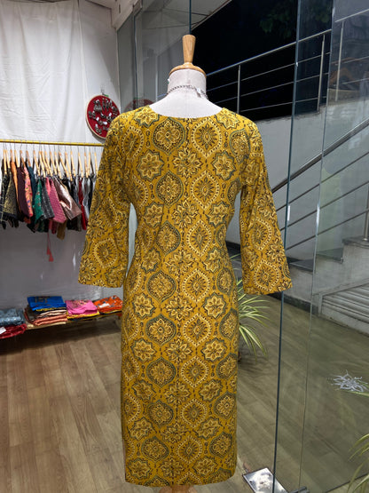 PURE AJRAKH COTTON KURTA