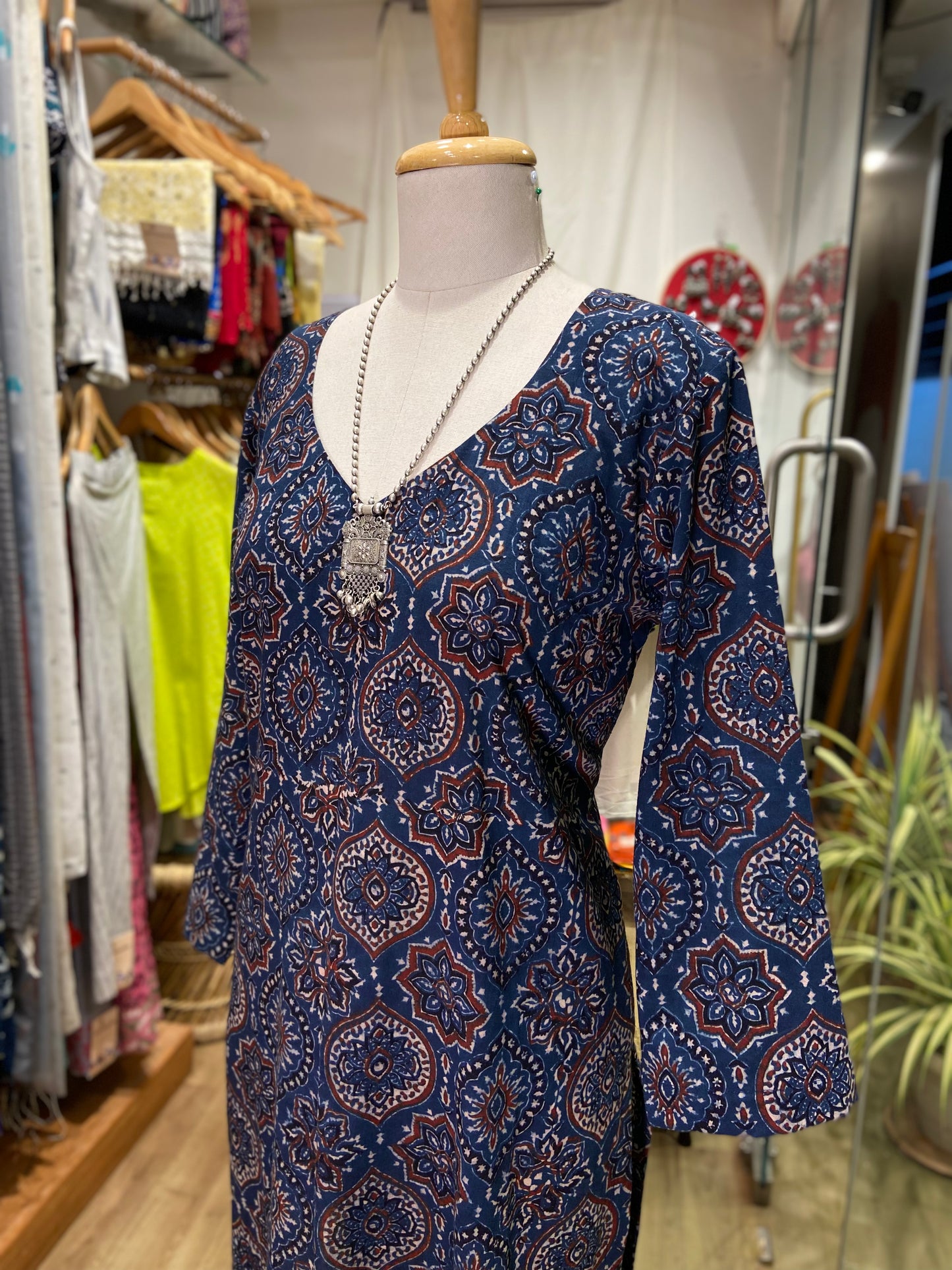 PURE AJRAKH COTTON KURTA