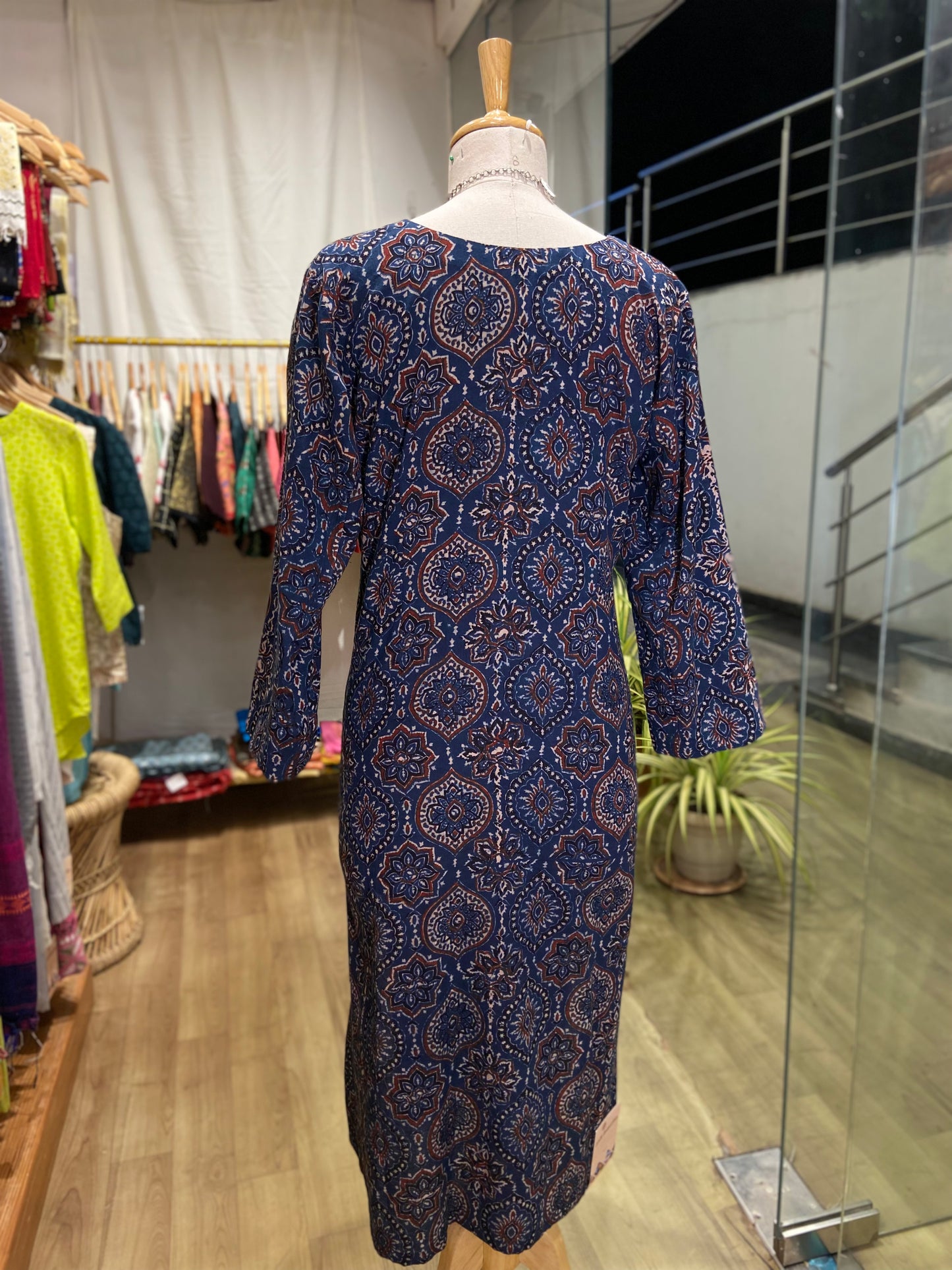 PURE AJRAKH COTTON KURTA