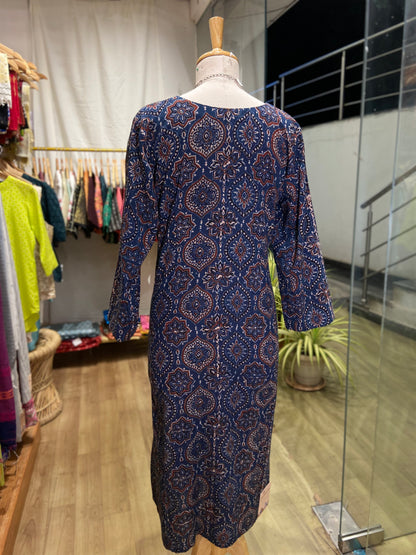 PURE AJRAKH COTTON KURTA