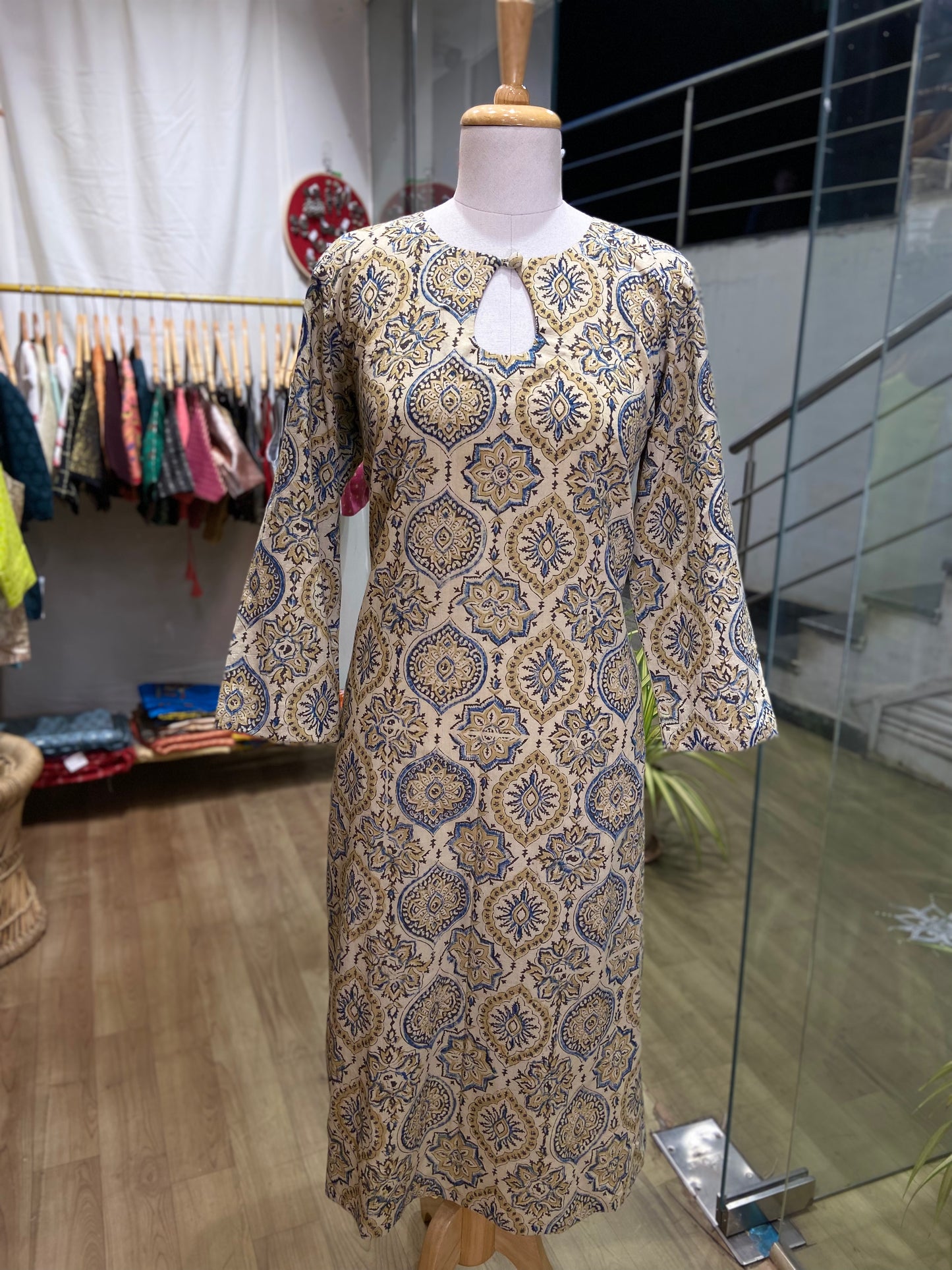PURE AJRAKH COTTON KURTA