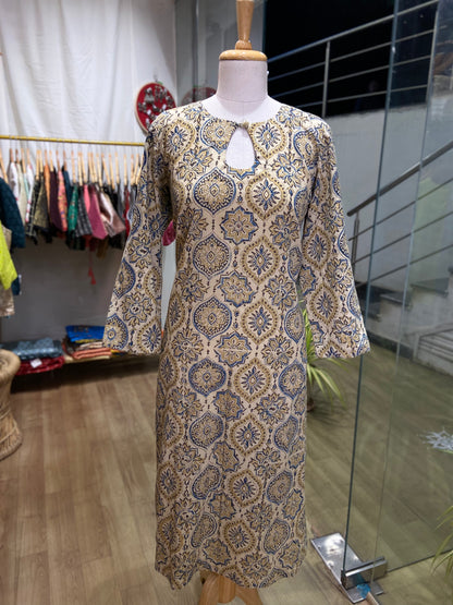PURE AJRAKH COTTON KURTA