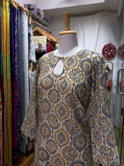 PURE AJRAKH COTTON KURTA