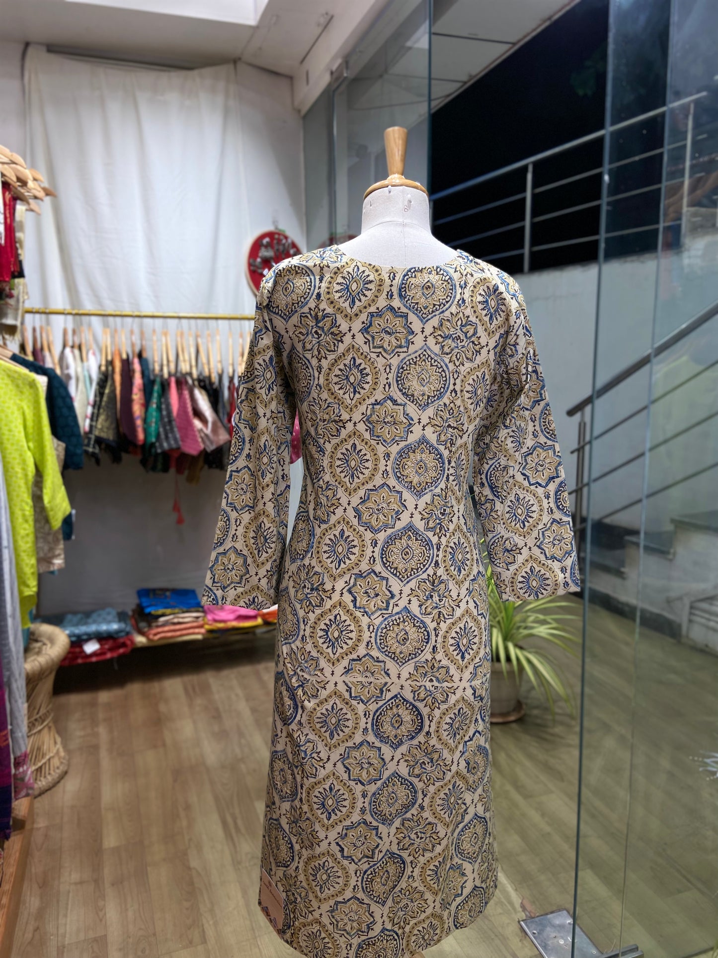 PURE AJRAKH COTTON KURTA