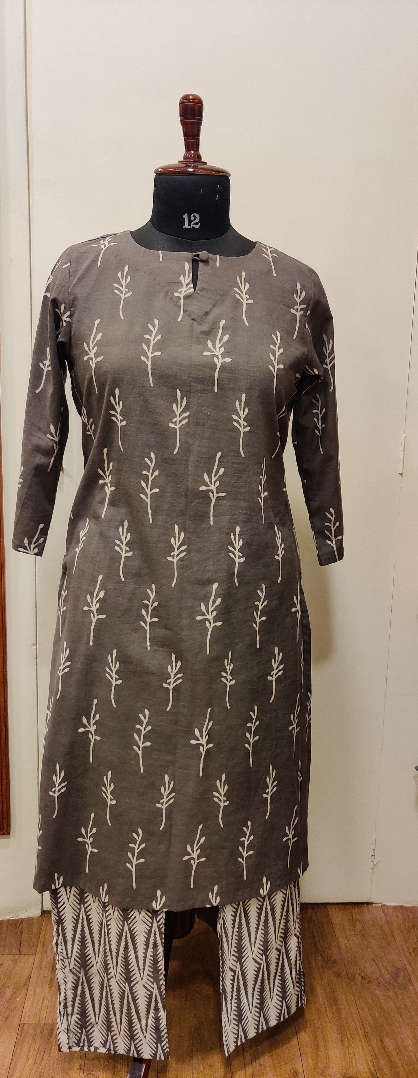 COTTON BLOCK PRINTED KURTA SET