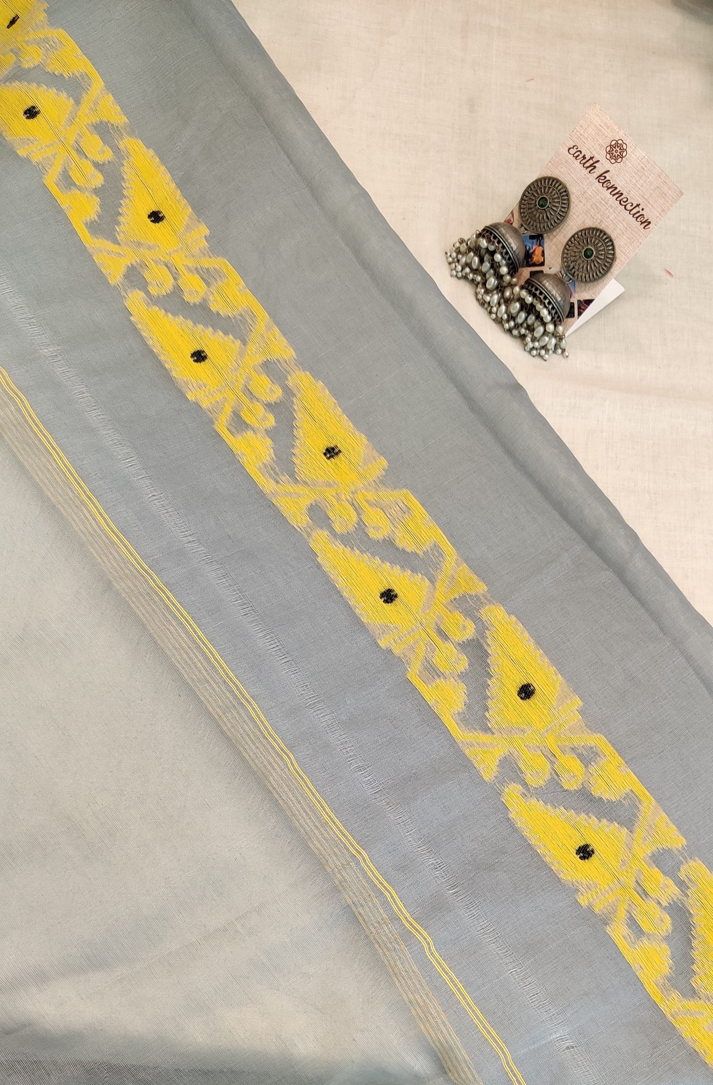 Soft Bengal cotton Jamdani saree