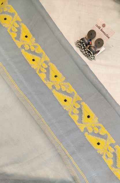 Soft Bengal cotton Jamdani saree