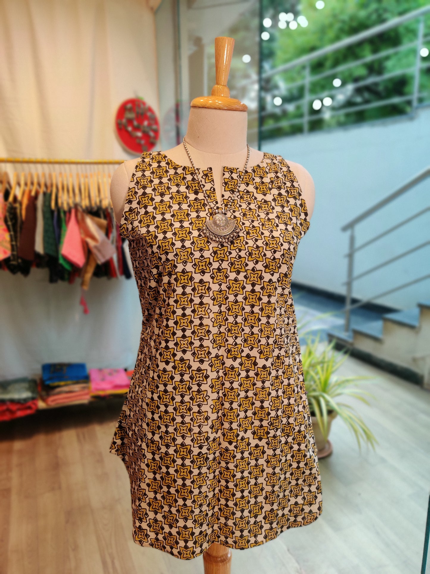 PURE COTTON PRINTED TOP
