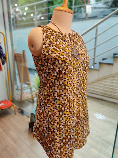PURE COTTON PRINTED TOP