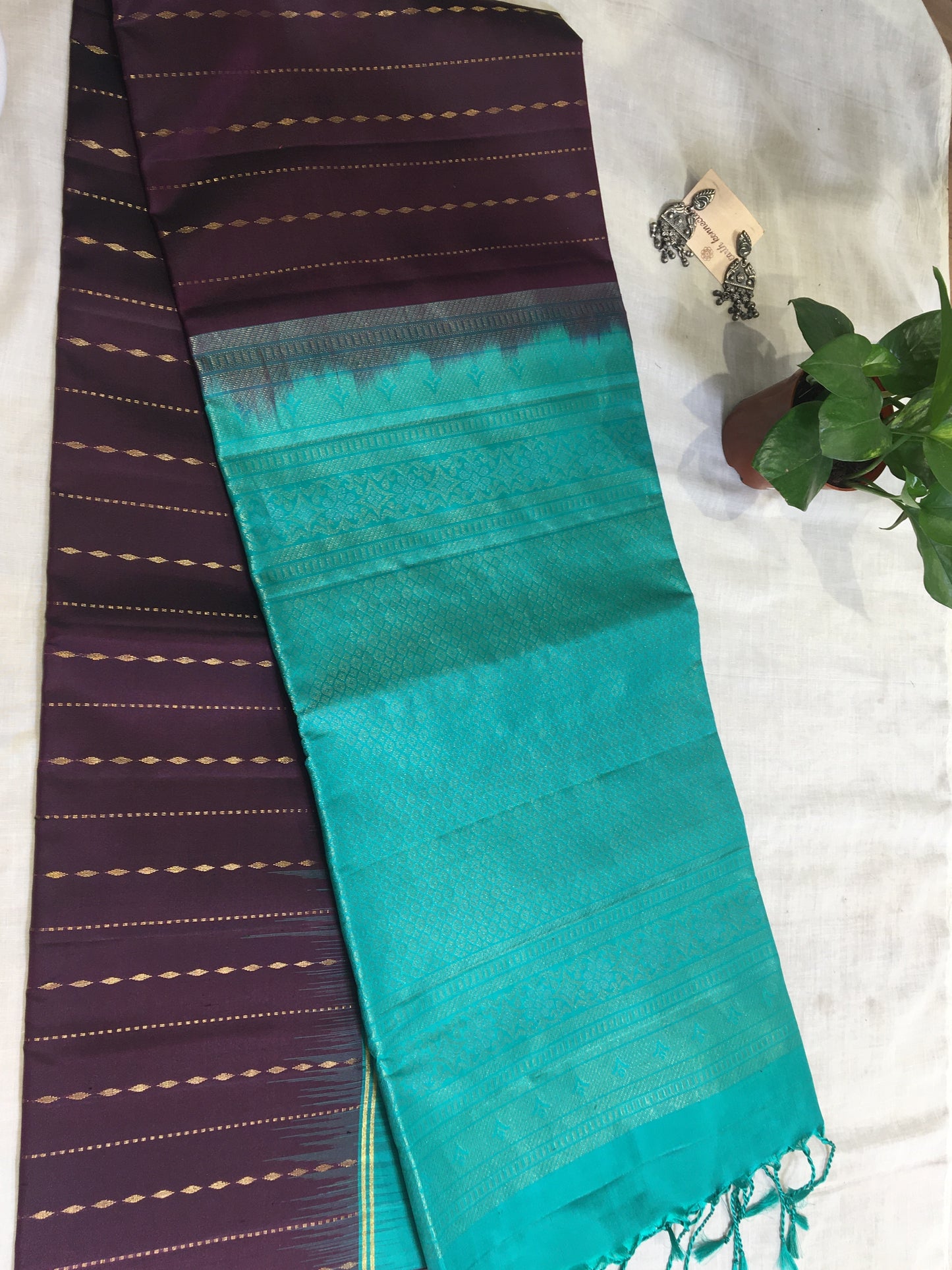 Pure kanjivaram butta silk saree