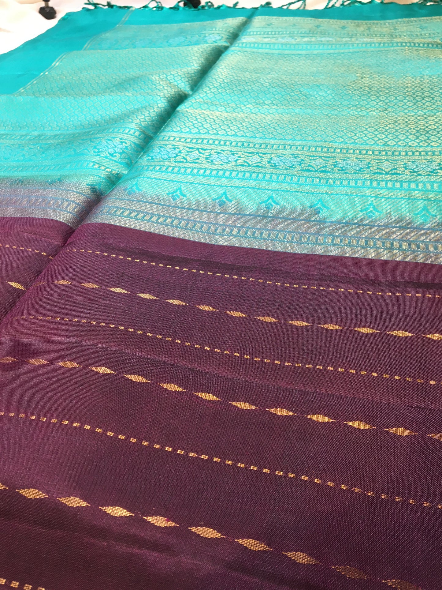Pure kanjivaram butta silk saree