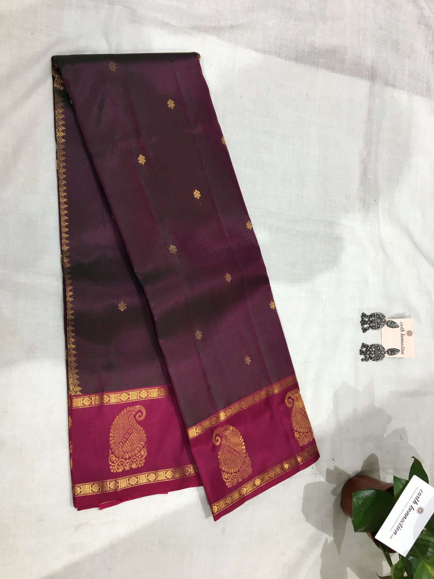 Pure Kanjivaram Oost Butta saree