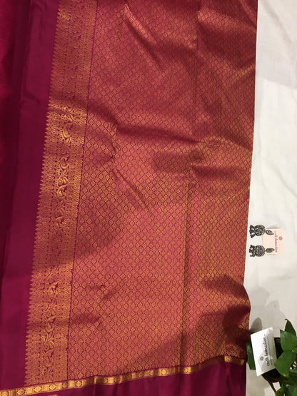 Pure Kanjivaram Oost Butta saree