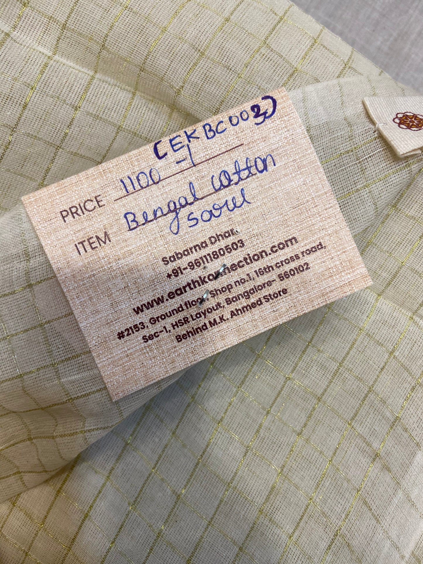 Bengal Cotton  Saree