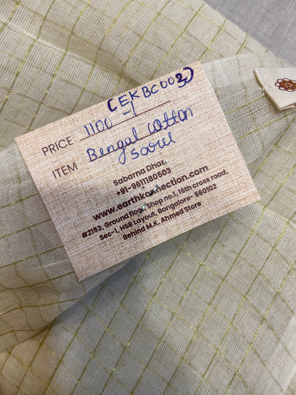 Bengal Cotton  Saree
