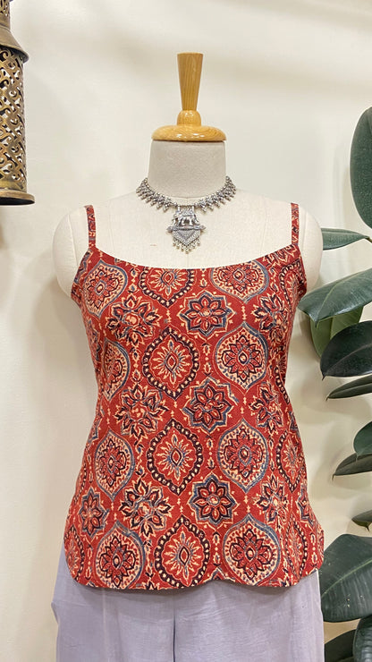 Pure ajrakh cotton kurta