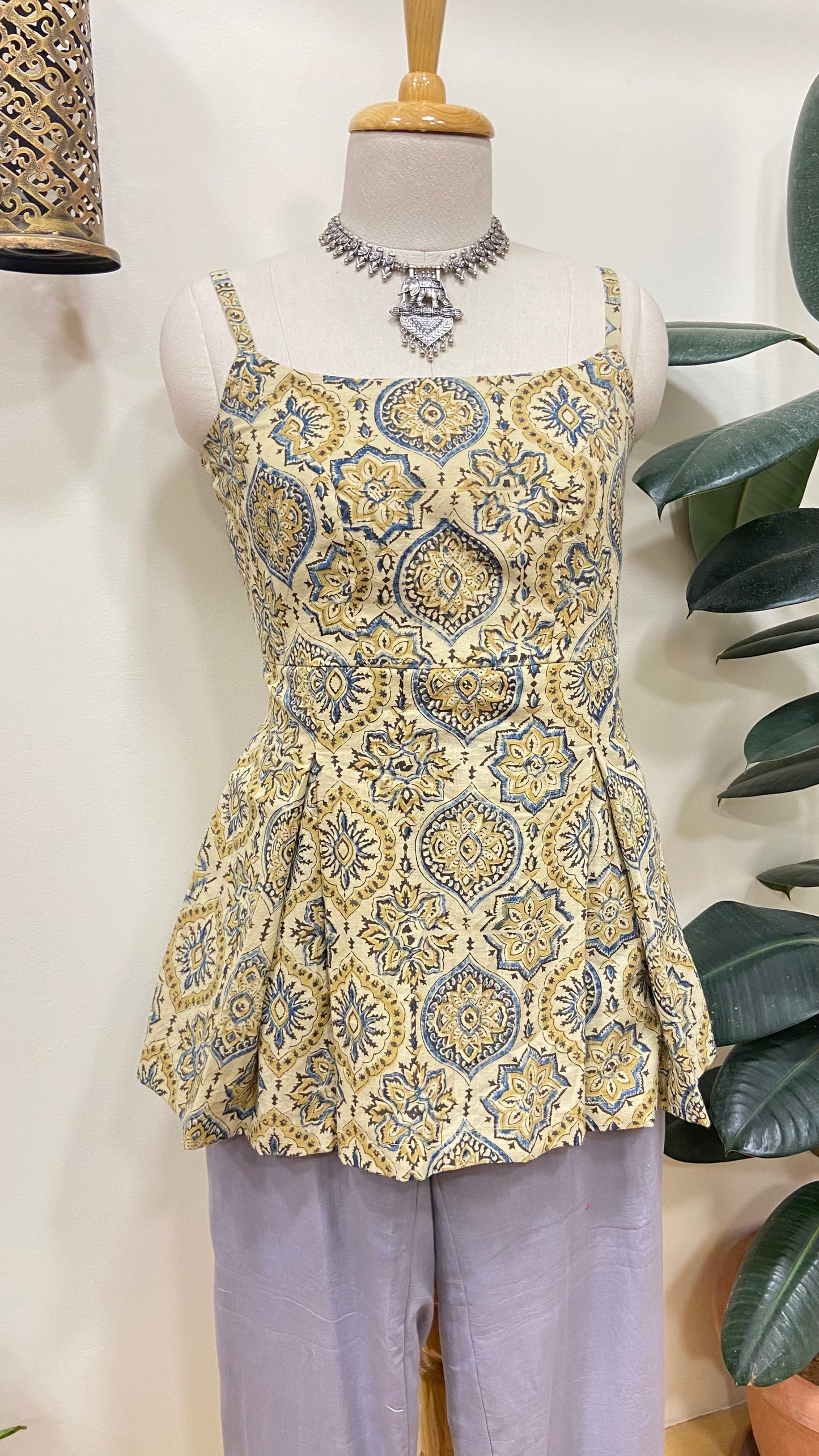 Pure ajrakh cotton kurta