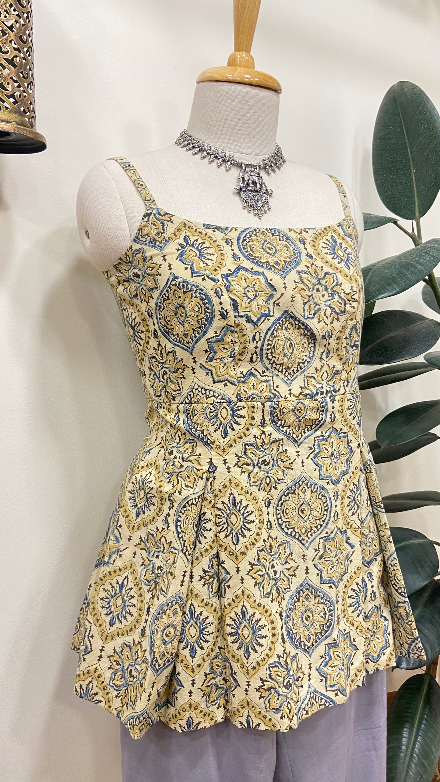 Pure ajrakh cotton kurta