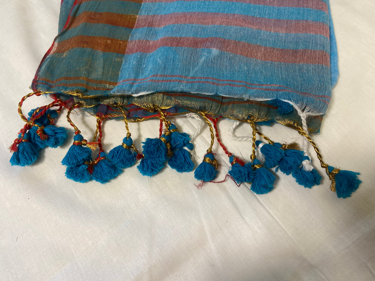 Tissue Mul cotton saree