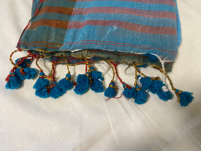 Tissue Mul cotton saree