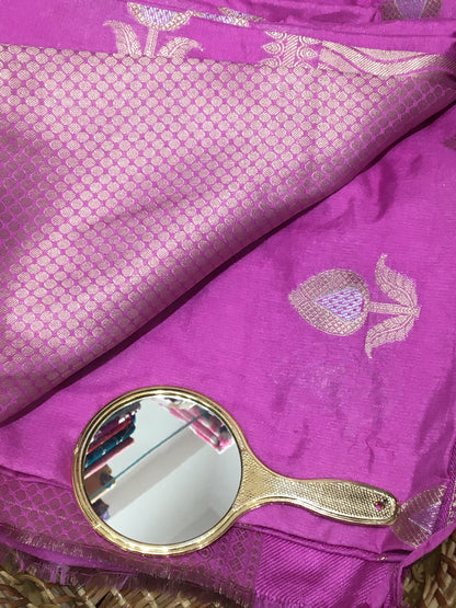 muga cotton silk banarasi