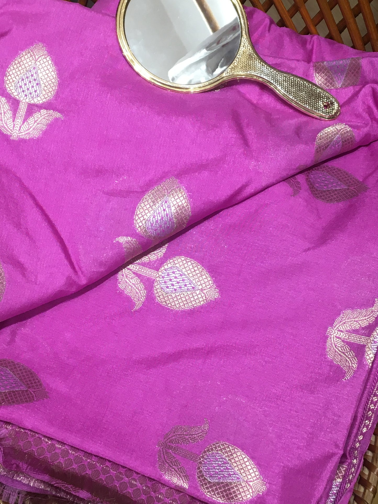muga cotton silk banarasi
